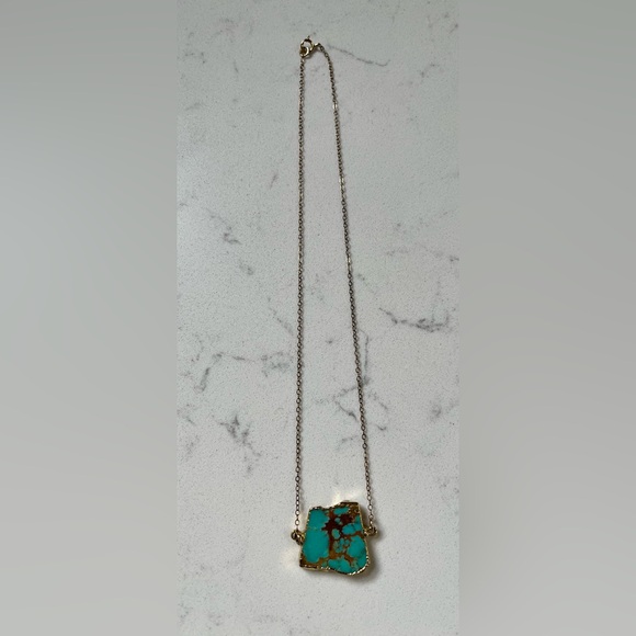 Genuine Turquoise Choker Baby Shower Mothers Day Gift - Picture 3 of 5